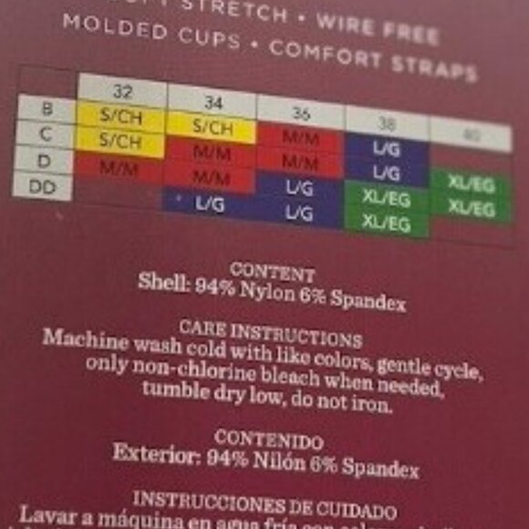 3-Carole Hochman Seamless Comfort Bra 2-Pack - Black & Nude Wire-Free - Picture 7 of 7